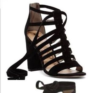 Sam Edelman Elegant Black Strappy Heels